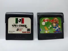 ゲームギア Jリーグプロストライカー94 と なぞぷよ2 セット