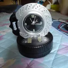 ユーズド　美品　目覚まし時計(ディスクブレーキ・ディスプレイ)