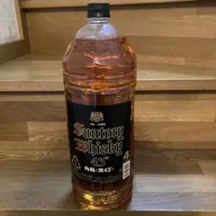【終売品】サントリーウイスキー　角　黒ラベル（黒角）4L SUNTORY 「訳あり。プチアウトレット」【終売になった激レア品