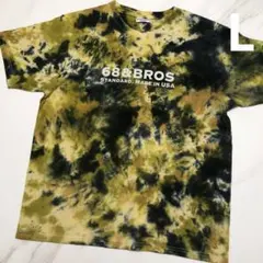 68&BROS 厚手Tシャツ　L ストリート　ラッパー　裂固　スケボー　US