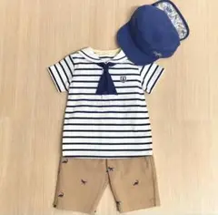 センスオブワンダー　24SS セーラーTシャツ花粉ガード100cm