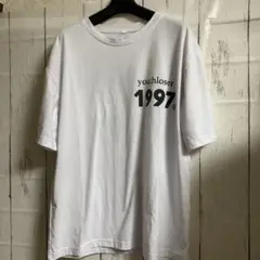 レディースTシャツ　ロゴTシャツ　韓国　M