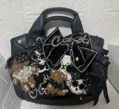 Cindi Bendi シンディベンディ ビジューバッグ ♡クマプードル2way