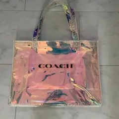 COACH ホログラム トートバッグ