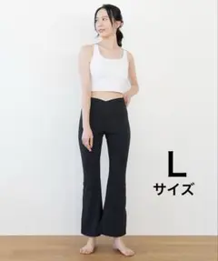 【SUKALA】　ベーシックフレアパンツ Ｌサイズ ブラック
