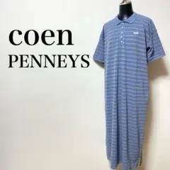 coenxPENNEYS 別注 ロング丈ポロワンピース