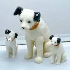 ビクター　犬　ニッパー　陶器　置物　3体　非売品