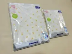 ミキハウス短肌着・コンビ肌着　2枚セット