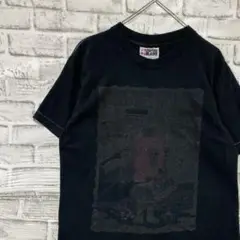 USA製90sヴィンテージTシャツ！シングルステッチ　ブラック半袖古着M27