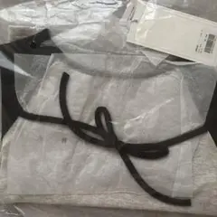 即日発送 andmary アンドマリー Alma ribbon tops グレー
