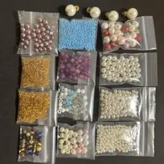 パール風ビーズセット 13袋入り