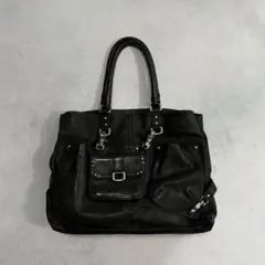archive DKNY gimmick leather hand bag