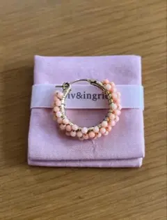 ヴィヴ&イングリッド　viv&ingrid サクラ　リングピアス　片方のみ