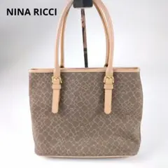 NINA RICCI ニナリッチ ジラフ柄 トートバッグ 肩掛け 良品