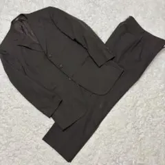 スーツ セットアップ ブラウン ストライプ ジャケット DORMEUIL