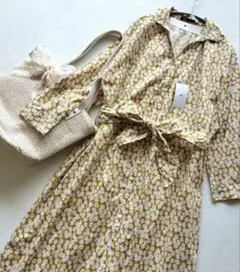 URBAN RESEARCH 花柄シャツワンピース