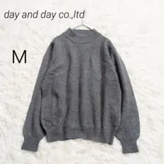 day and day ニット セーター ハイネック ウール M