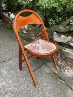 アンティーク折り畳み椅子