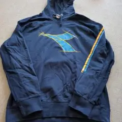 大きいサイズ アメリカ古着 DIADORA パーカー XXL
