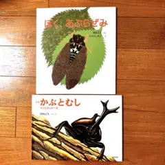 ぼく、あぶらぜみ　新版　かぶとむし　　　　　得田之久　福音館書店　昆虫　絵本
