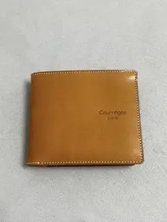 【美品】Courreges 　クレージュ　ブラウン 二つ折り財布