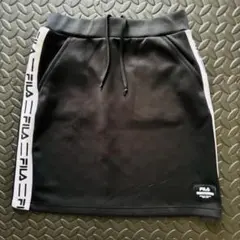 FILA フィラ 黒 スポーツスカート レディース L ゴルフ