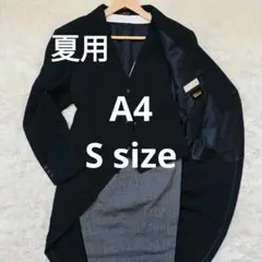 【美品】夏用 モーニングスーツ A4 メンズ 正装 燕尾服 3点SET S