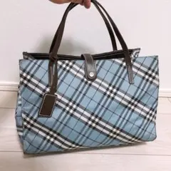 《美品》Burberry Blue Label(バーバリー)トートバッグ