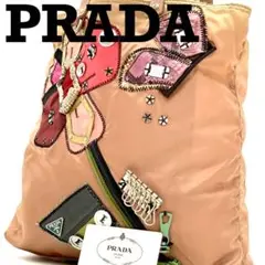 希少 PRADA プラダ ナイロン ギャランティカード フラワー ロボット