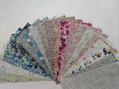 ⑯リバティ　10x20cm　20枚セット　古い柄〜最近の柄も