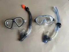 シュノーケルセット 透明マスク2セット