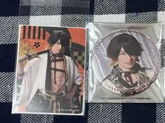 刀ミュ 目出度歌誉花舞 十周年祝賀祭 缶バッジ カード 長曽祢虎徹 伊万里有