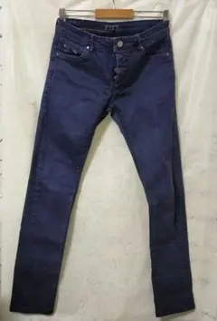 アルコット ダークブルースリムパンツ　 サイズ30