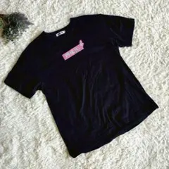 【MILKFED】Tシャツ/L/ブラック/半袖/レディース/ミルクフェド/黒