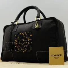 入手困難✨未使用級 LOEWE ロエベ アマソナ36 べっ甲 アナグラム ビーズ