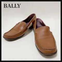 【大人気】BALLY バリー★23.5cm ローファー スリッポン ブラウン