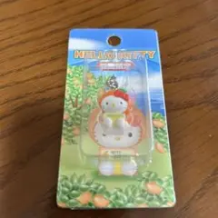 ご当地キティ 静岡限定　静岡みかん　ファスナーストラップ