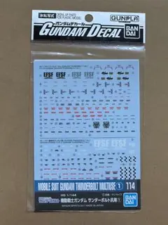 ガンダムデカール 114 機動戦士ガンダム サンダーボルト汎用1 新品未開封品