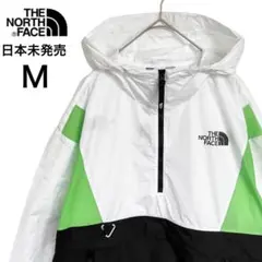 【新品未使用】大人気ザノースフェイス★メンズナイロンパーカー アノラック白 M