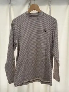 PARADISO ストライプ ハイネックシャツ M