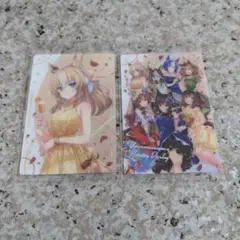 ウマ娘プリティダービーツインウエハース　デュランダル　3.5周年イラスト集合