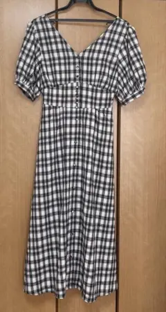 Heather チェックドレスワンピース