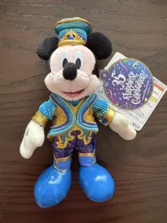 ミッキーマウス　35周年　バッジ　ぬいぐるみ