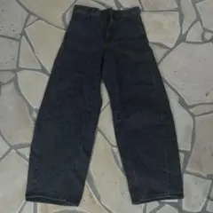Levi's似ブラックバギーデニム