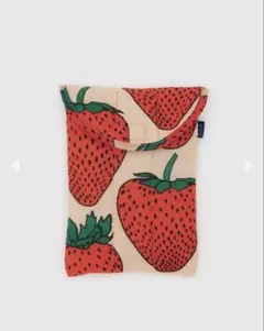 BAGGU PUFFY TABLET SLEEVE 8" ストロベリー