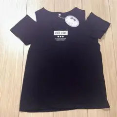 Summer SALE中❗️【新品未使用】キッズカットアウト袖 Tシャツ160