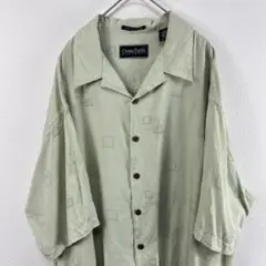 USA古着 ocean pacific シルク アロハシャツ 開襟シャツ