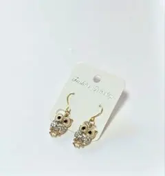 フクロウのピアス