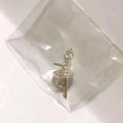 ネックレス シルバーチャーム チャーム バレリーナ silver925 シルバー