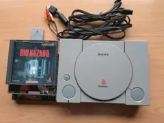SONY PlayStation本体 動作品　バイオハザード付き